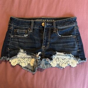 American Eagle size 2 jean shorts- perfect for summer!!